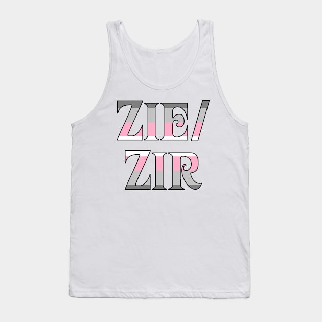 Demigirl Zie/Zir Tank Top by Optimysticals